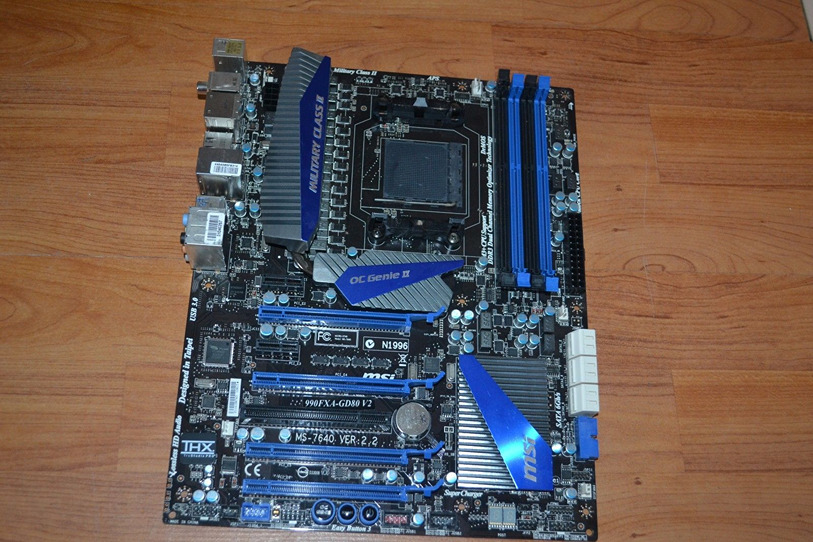MSI 990FXA-GD80 V2.X Military Class II AM3+ Motherboard Tested - Click Image to Close